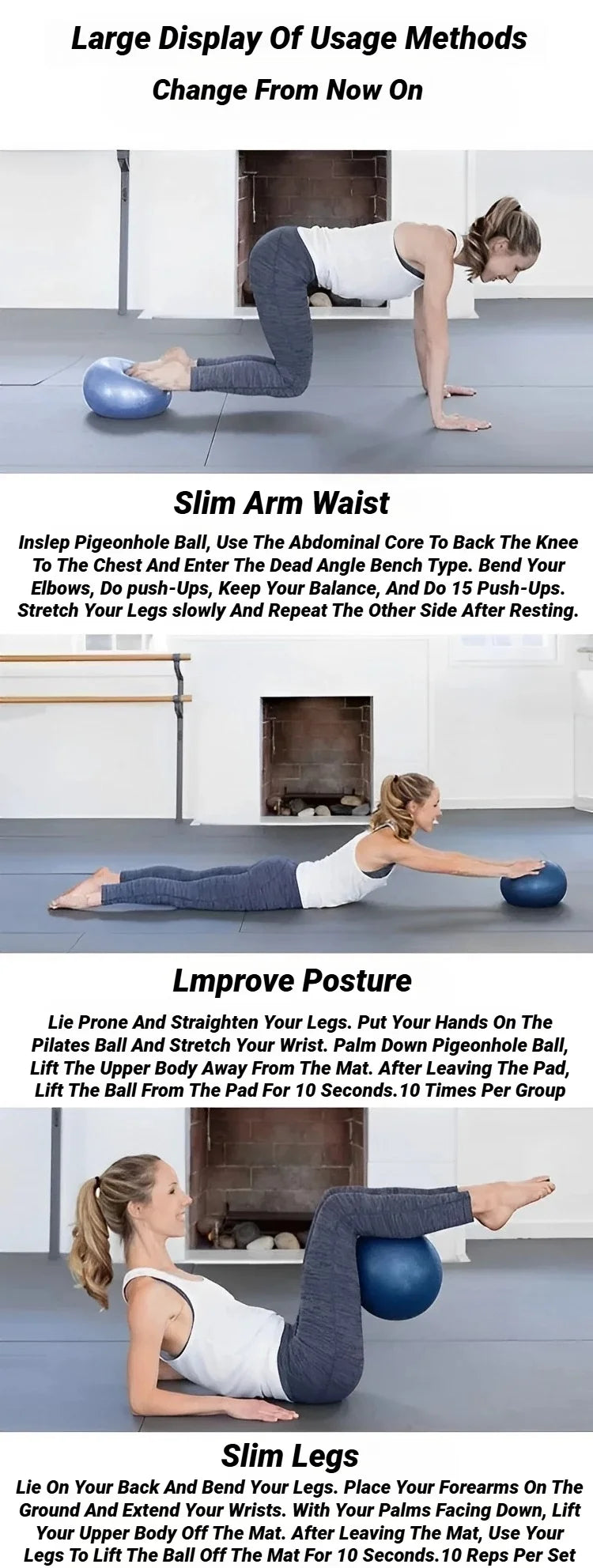 25 cm Yoga Pilates Bal
