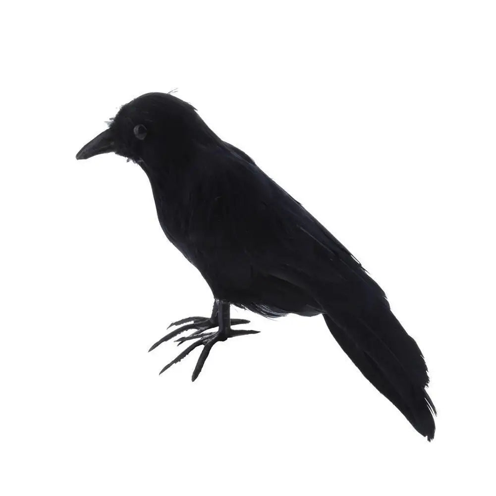 Halloween Decoracion Simulation Black Crow Raven Bird Repellent Pest Control Pigeon Repellent Garden Decoration Outdoor