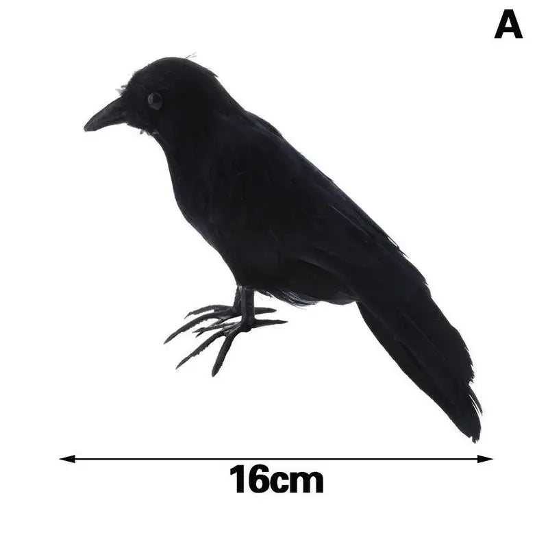 Halloween Decoracion Simulation Black Crow Raven Bird Repellent Pest Control Pigeon Repellent Garden Decoration Outdoor