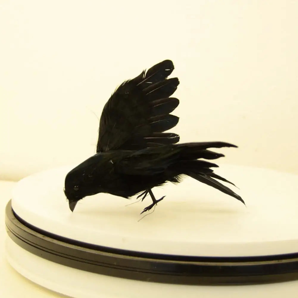 Halloween Decoracion Simulation Black Crow Raven Bird Repellent Pest Control Pigeon Repellent Garden Decoration Outdoor